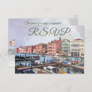 Venetian Grand Canal RSVP Card