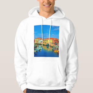 Venetian Lagoon - MURANO - panorama Hoodie
