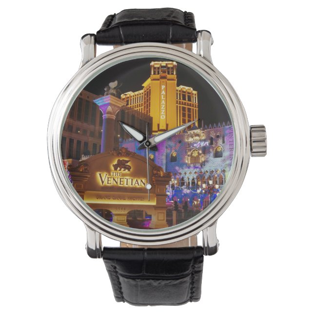 Venetian Las Vegas Decorative Evening Lights Watch (Front)