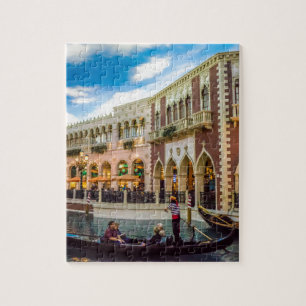Venetian Las Vegas Gondola Canal Architecture Jigsaw Puzzle