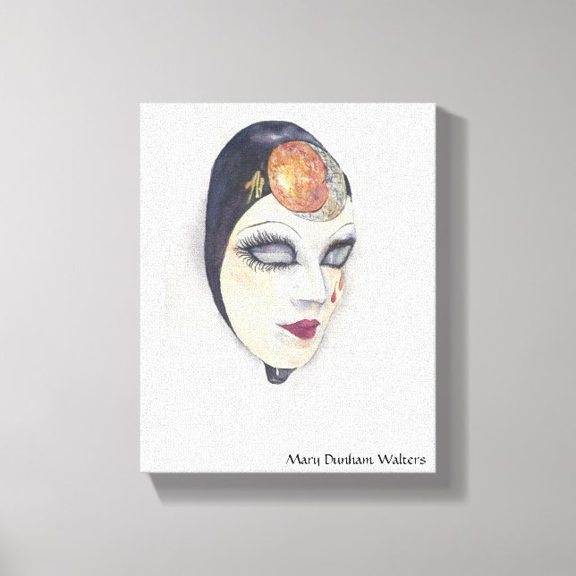 Venetian Mask 1 Canvas Print (Front)