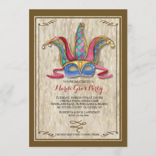 Venetian Mask Invitation