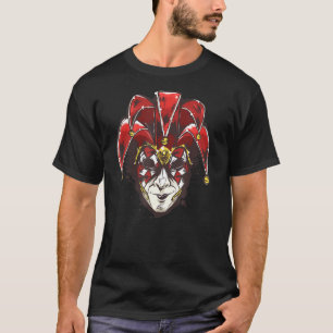 Venetian Mask Jester Fancy Dress Carnival T-Shirt
