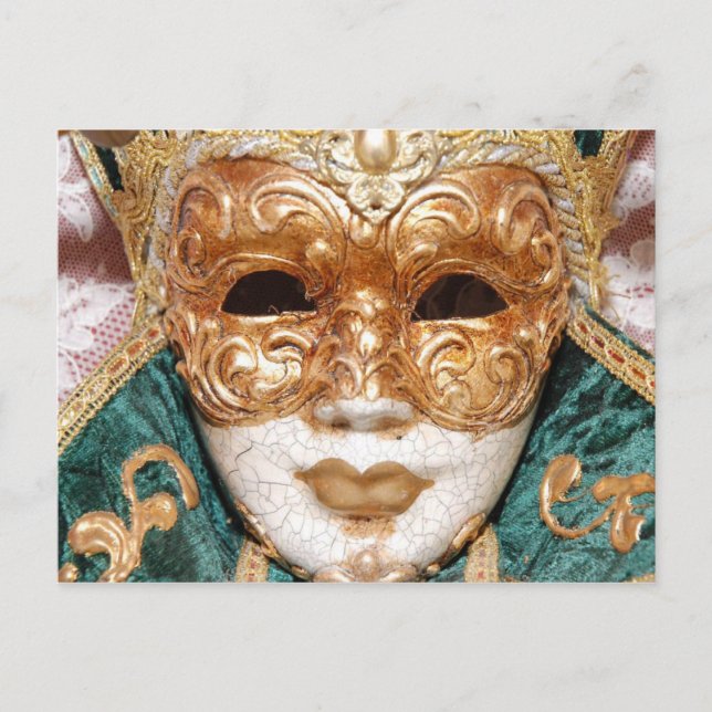Venetian Mask Postcard (Front)