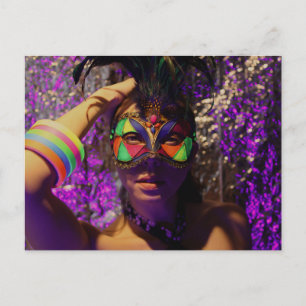 Venetian Mask Postcard