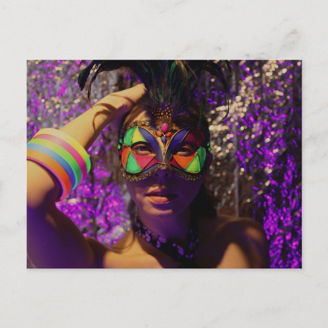 Venetian Mask Postcard (Front)