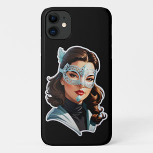 Venetian Masked Lady iPhone 11 Case