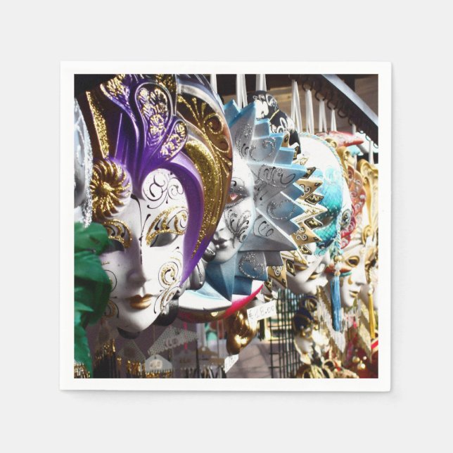 Venetian Masks 1 Napkin (Front)