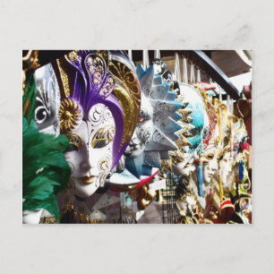 Venetian Masks 1 Postcard