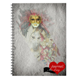 Venetian Masks Artwork No.1 (Notebook) Notebook