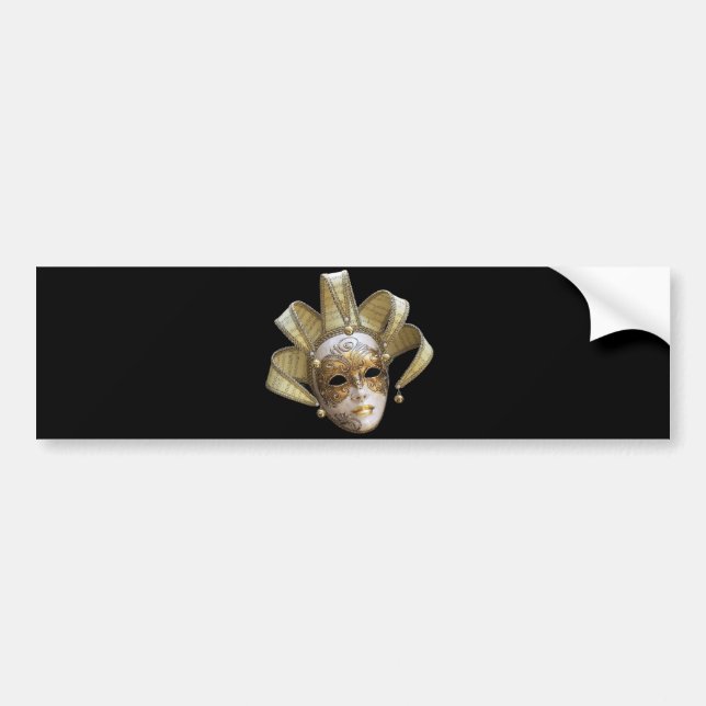 Venetian Masks Bumper Sticker (Front)