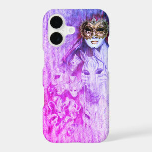 Venetian Masks, Carnival, vintage Art Italy