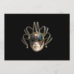 Venetian Masks Invitation