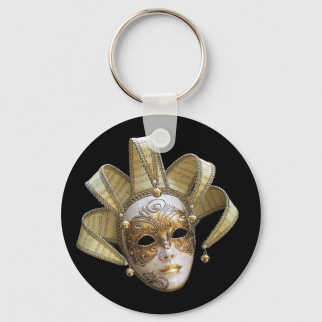 Venetian Masks Keychain (Front)