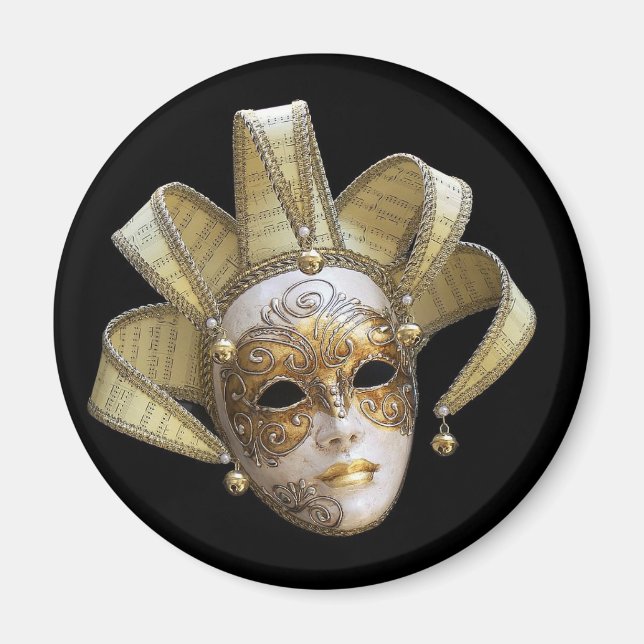 Venetian Masks Magnet (Front)