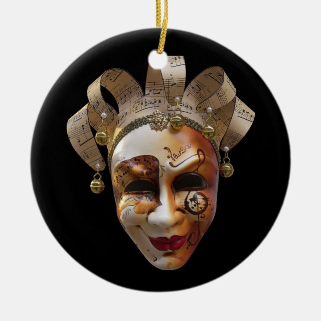Venetian Masks Ornament (Front)
