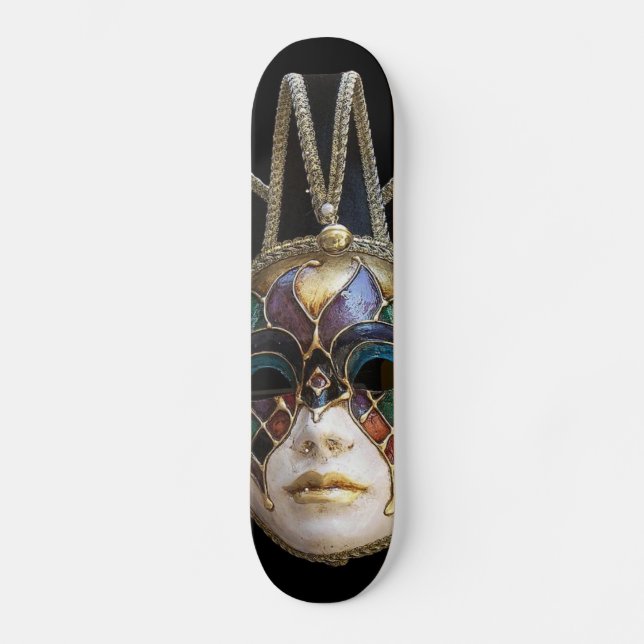 Venetian Masks Skateboard (Front)