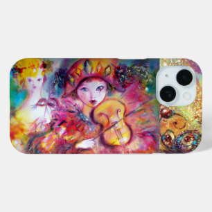 VENETIAN MASQUERADE / HARLEQUIN AND COLUMBINE iPhone 15 CASE
