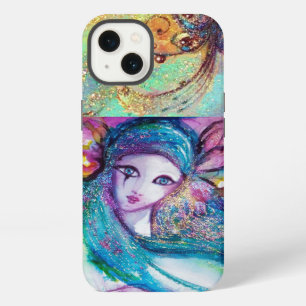 VENETIAN MASQUERADE /MASK IN BLUE iPhone 13 CASE