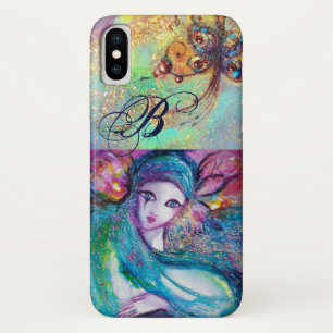 VENETIAN MASQUERADE /MASK IN BLUE MONOGRAM Case-Mate iPhone CASE
