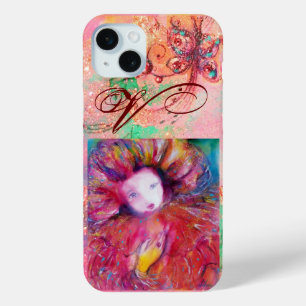 VENETIAN MASQUERADE - MASK IN RED MONOGRAM iPhone 15 MINI CASE