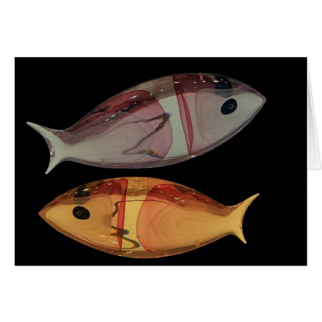 Venetian Murano Glass Fish (Front Horizontal)