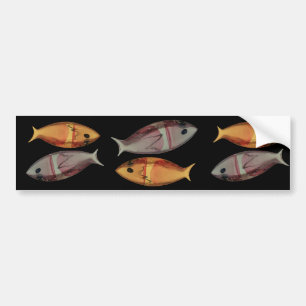 Venetian Murano Glass Fish Bumper Sticker