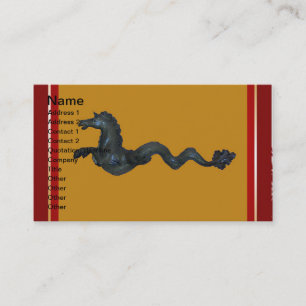 Venetian Murano Glass Horse Business Card