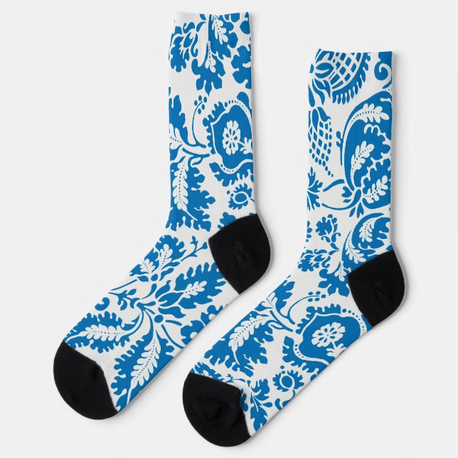 Venetian Pattern, William Morris Socks (Left)