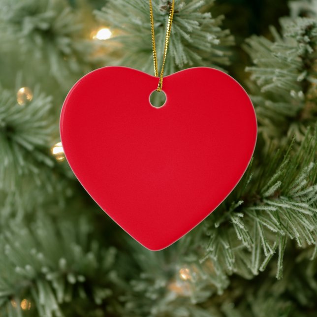 Venetian Red  Ceramic Ornament (Tree)