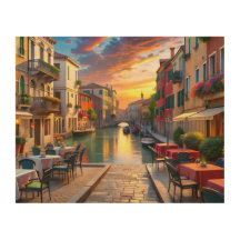 Venetian Reverie - Wood wall art 