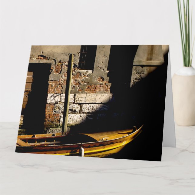 VENETIAN SHADOWS FALL Jumbo Greeting Card (Front)