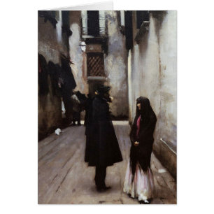 Venetian Street fine art painting John Sargent