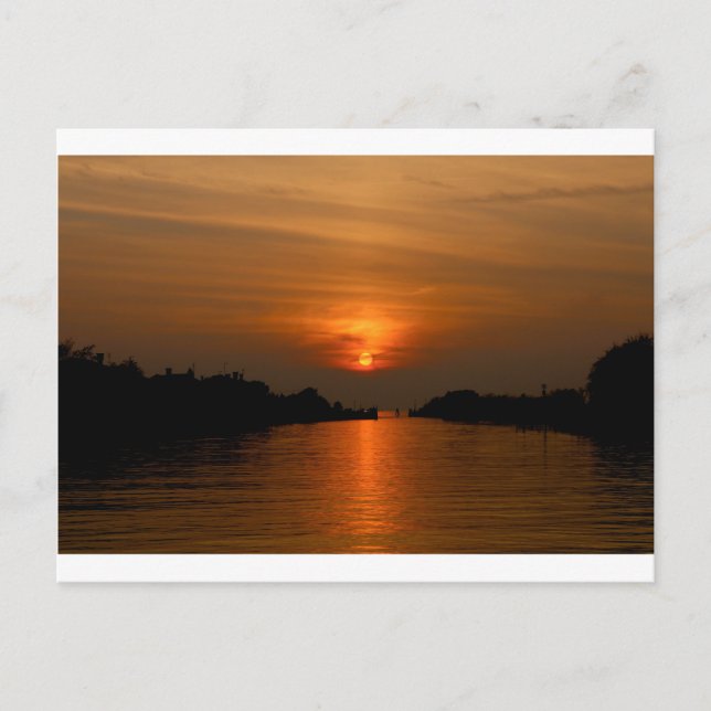Venetian Sunset Postcard (Front)