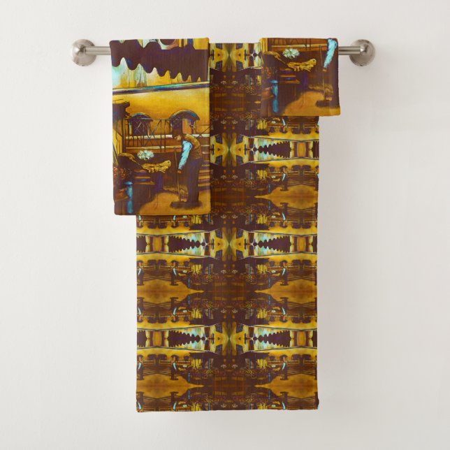 Venetian Venditore Bath Towel Set (Insitu)