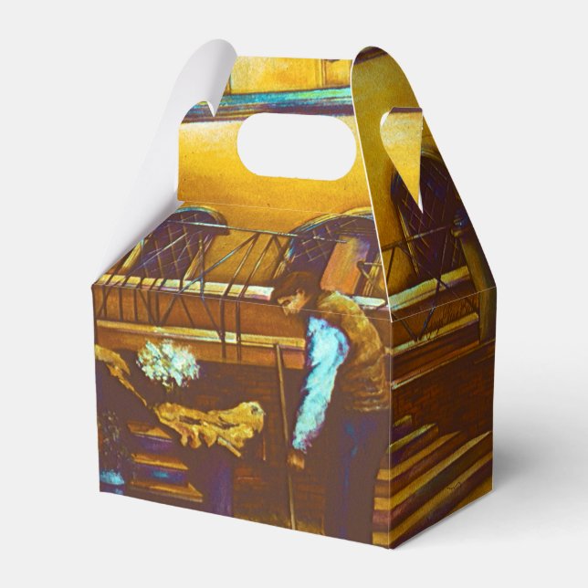 Venetian Venditore Favor Box (Front Side)