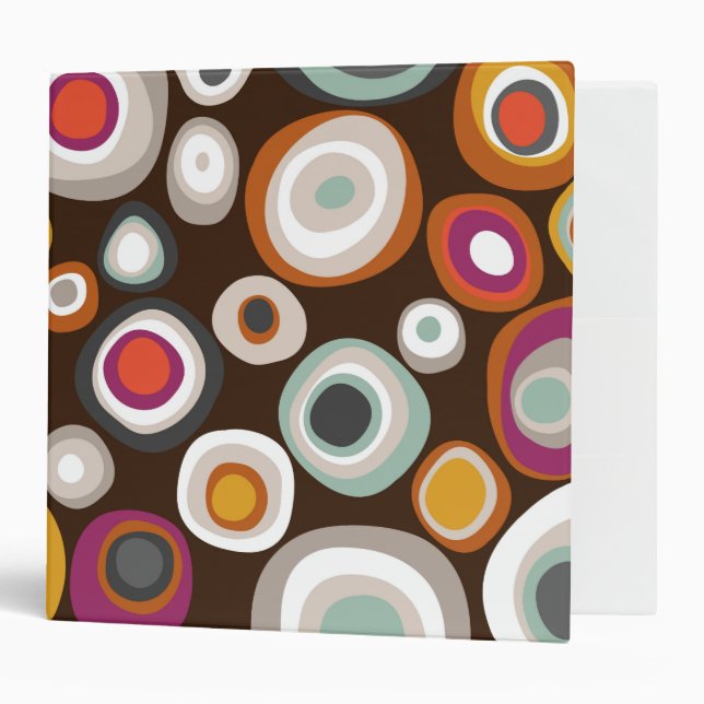 veneto boho spot chocolate binder (Front/Inside)