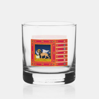 Veneto flag (Italian region) Whiskey Glass