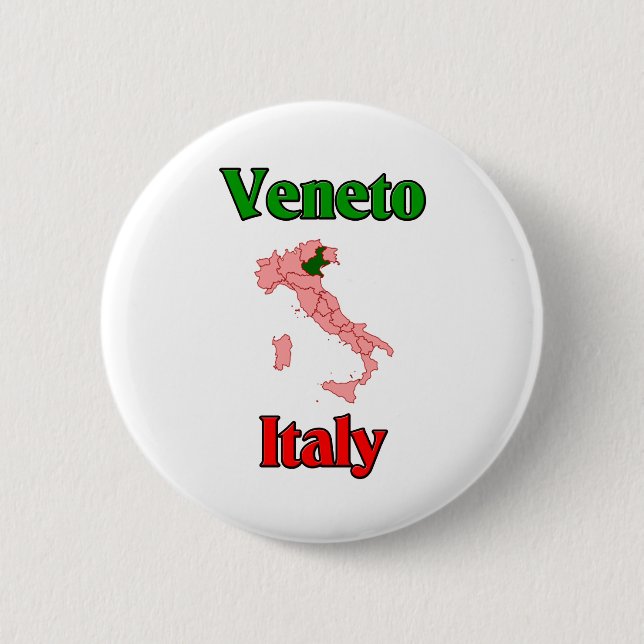 Veneto Italy 2 Inch Round Button (Front)