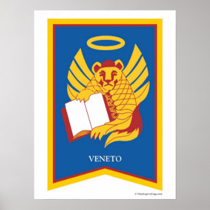 Veneto Italy Regional Crest Art Print