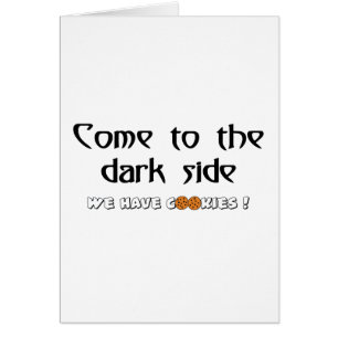 Venez au côté en noir - nous prenons des biscuits