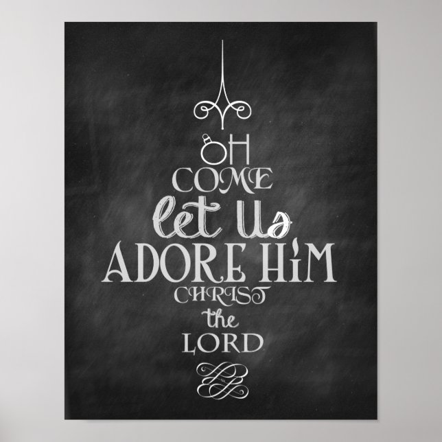 Venez L'adorer Poster 11" x 14" (Devant)