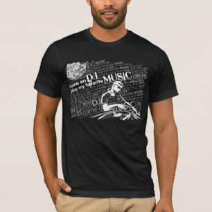 Venez sur le T-shirt d'obscurité du DJ