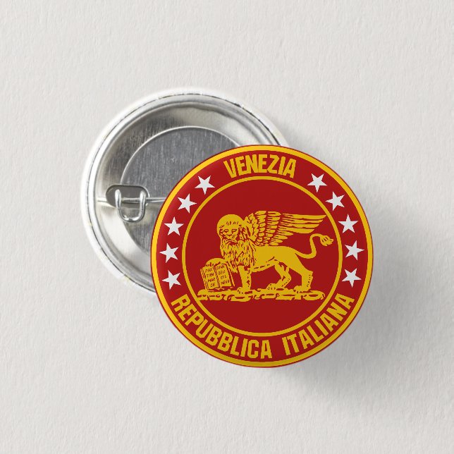 Venezia                                            1 inch round button (Front & Back)