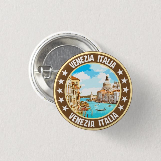 Venezia                                            1 inch round button (Front & Back)