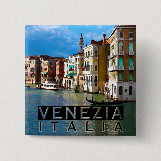 Venezia 2 Inch Square Button (Front)