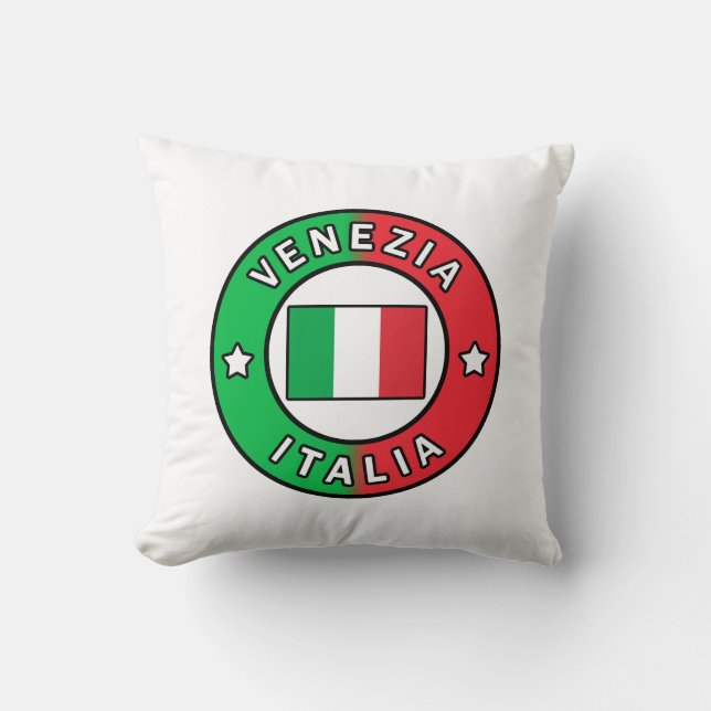 Venezia Italia Throw Pillow (Front)