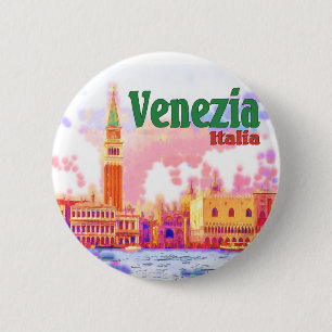 Venezia, Italy 2 Inch Round Button