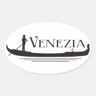 Venezia Oval Sticker