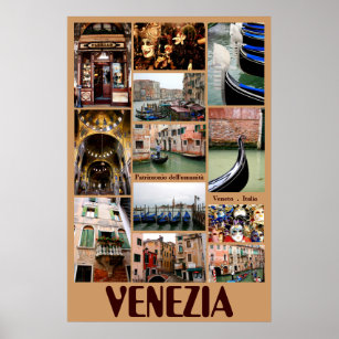 Vintage Venice Italy Travel Posters, Prints & Poster Printing | Zazzle CA